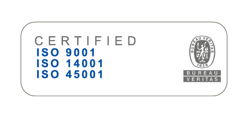 Logo certificazioni ISO 9001 14001 45001